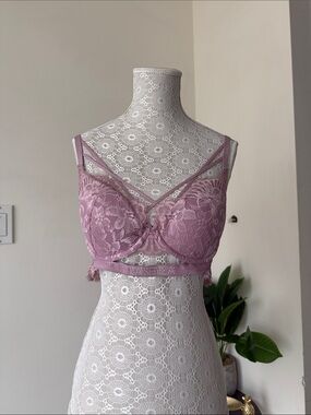 La SENZA Lace Push up Bra - Mauve Pink